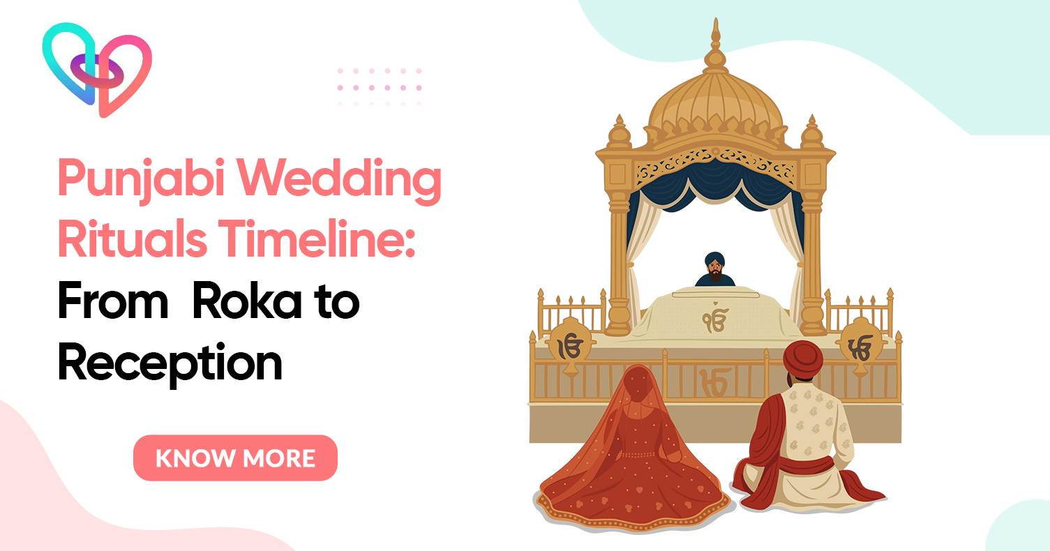Punjabi Wedding Rituals Timeline: From Roka to Reception - Cosmical Events wedding blog